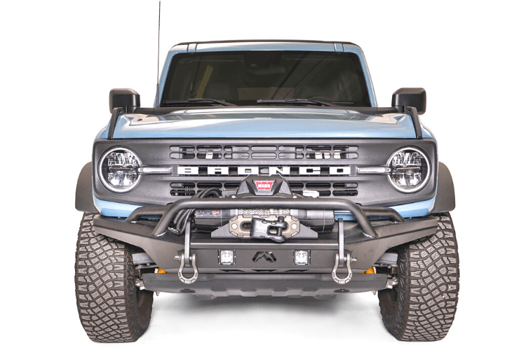 Fab Fours FB21-B5252-1 Ford Bronco 2021-2025 Stubby Front Bumper Pre-Runner Guard