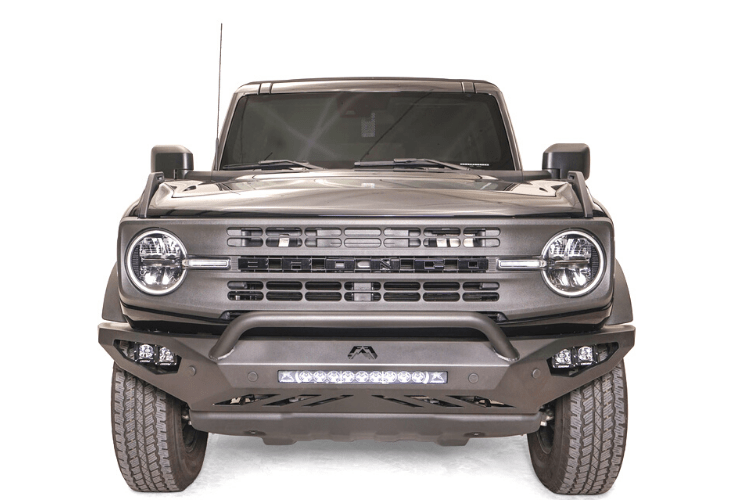 Fab Fours FB21-D5252-1 Ford Bronco 2021-2025 Vengeance Front Bumper Pre-Runner Guard