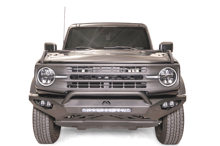 Fab Fours FB21-D5252-1 Ford Bronco 2021-2024 Vengeance Front Bumper Pre-Runner Guard