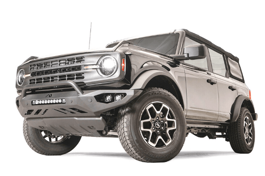 Fab Fours FB21-D5252-1 Ford Bronco 2021-2022 Vengeance Front Bumper Pre-Runner Guard