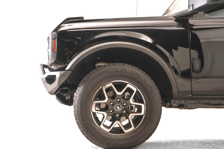 Fab Fours FB21-D5252-1 Ford Bronco 2021-2025 Vengeance Front Bumper Pre-Runner Guard