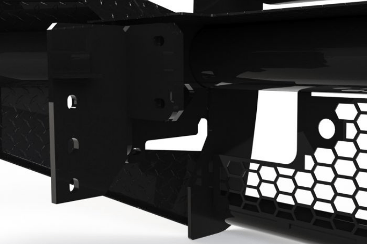Ranch Hand FBD191BLR 2019-2024 Dodge Ram 2500/3500 Legend Series Front Bumper With Grille Guard