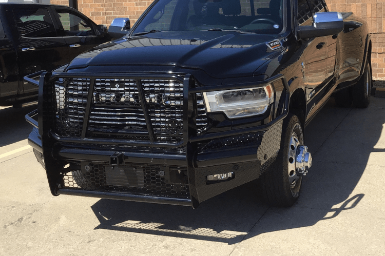 Ranch Hand FBD191BLRC 2019-2024 Dodge Ram 2500/3500 Legend Series Front Bumper With Grille Guard Sensors Camera