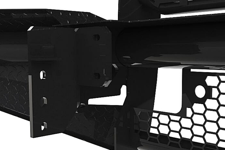 Ranch Hand FBD191BLRC 2019-2024 Dodge Ram 2500/3500 Legend Series Front Bumper With Grille Guard Sensors Camera