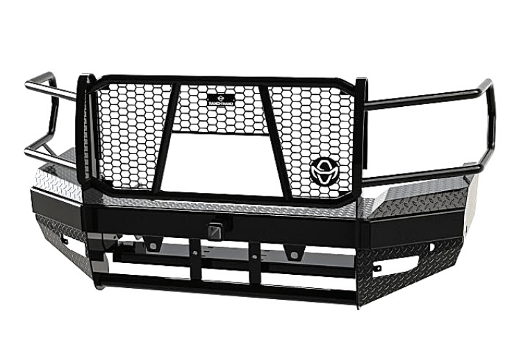 Ranch Hand FBD195BLRC Dodge Ram 2500/3500 2019-2024 Sport Series Front Bumper Winch Ready & Sensors with Grille Guard