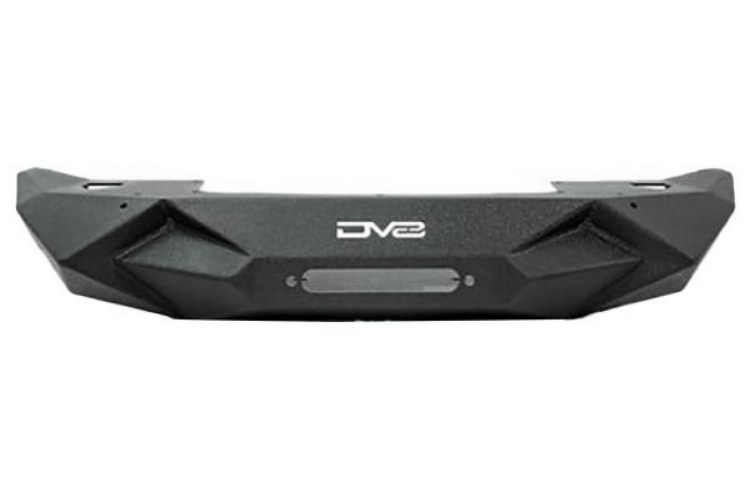 DV8 Offroad Jeep Wrangler JK 2007-2018 Front Bumper Mid-Width with Light Bar Mount Winch Ready FBSHTB-24
