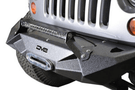 DV8 Offroad Jeep Wrangler JK 2007-2018 Front Bumper Mid-Width with Light Bar Mount Winch Ready FBSHTB-24