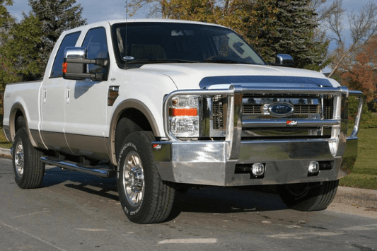 Ali Arc Sentinel Ford F450/F550 Superduty 2017-2022 Front Bumper FDH279C1 with Adaptive Cruise Control Cutout, Halogen Light Cutouts