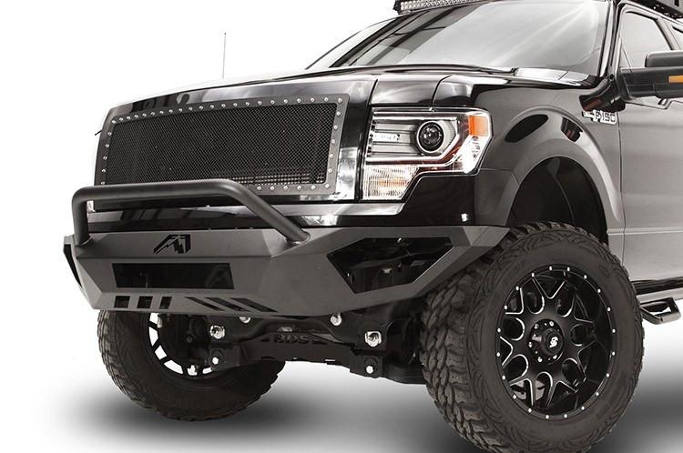 Fab Fours Vengeance Front Bumper Ford F150 FF09-D1952-1 2009-2014 with Pre-Runner Guard