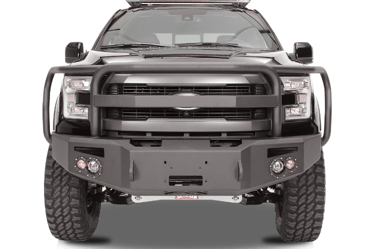 Fab Fours FF09-H1950-1 Front Bumper Ford F150 2009-2014 with Full Guard Premium