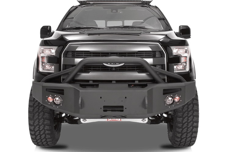 Fab Fours FF09-H1952-1 Front Bumper Ford F150 2009-2014 with Pre-Runner Guard Premium