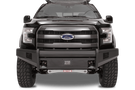 Fab Fours FF09-R1961-1 Front Bumper Ford F150 2009-2014 No Guard with Tow Hooks Black Steel Elite