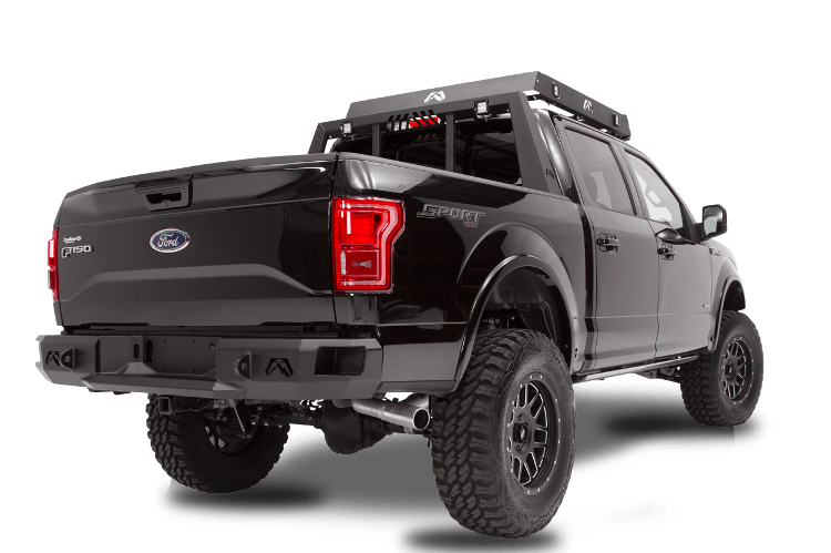 Fab Fours FF09-W1750-1 Rear Bumper Ford F150 2009-2014 Premium