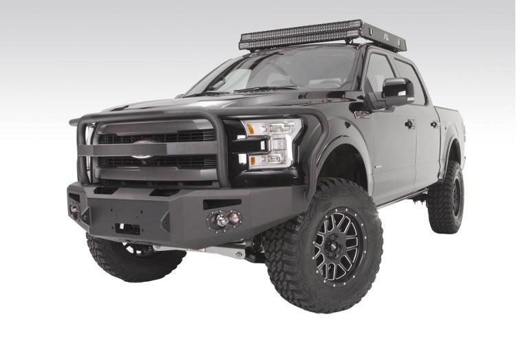 Fab Fours Ford F150 2015-2017 Front Bumper Winch Ready with Full Guard FF15-H3250-1
