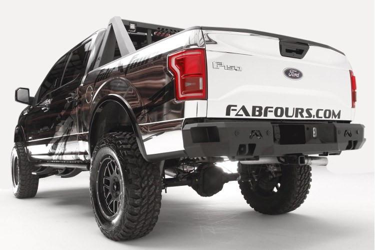 Fab Fours FF15-W3251-1 Ford F150 2015-2020 Premium Rear Bumper with Sensor