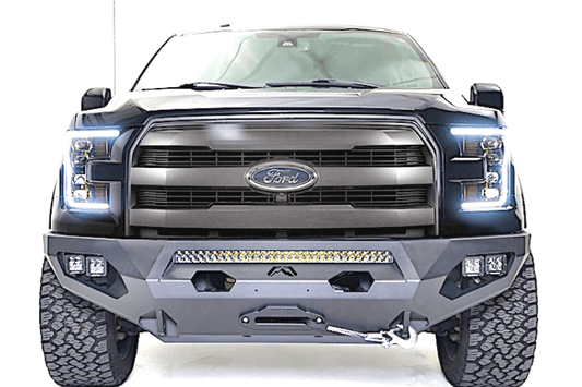 Fab Fours FF15-X3251-1 Ford F150 2015-2017 Matrix Front Bumper Winch Ready No Guard