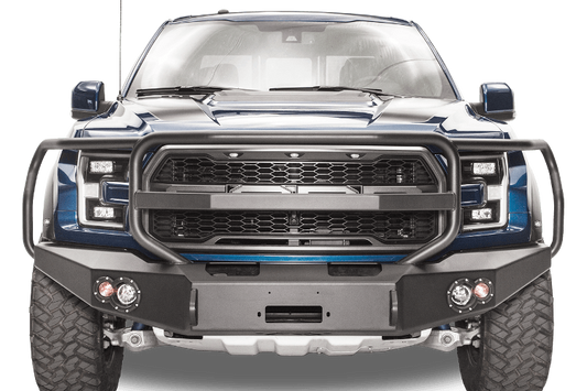 Fab Fours Ford F150 Raptor 2017-2020 Front Bumper Winch Ready with Full Guard FF17-H4350-1