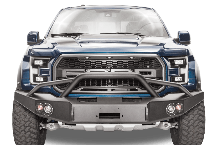 Fab Fours Ford F150 Raptor 2017-2020 Front Bumper Winch Ready with Pre-Runner Guard FF17-H4352-1
