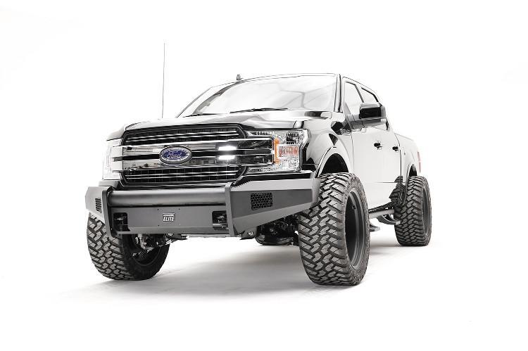 Fab Fours FF18-R4561-1 Black Steel Elite Ford F150 Front Bumper 2018