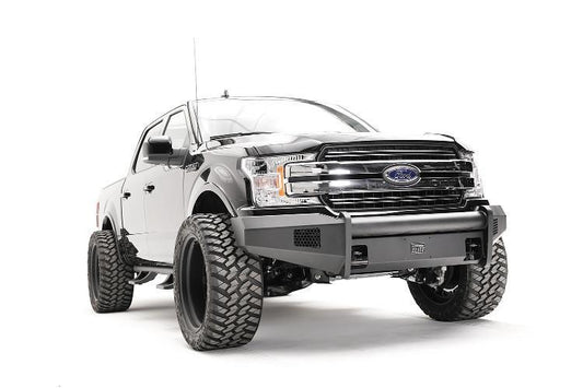 Fab Fours FF18-R4561-1 Black Steel Elite Ford F150 Front Bumper 2018-2019