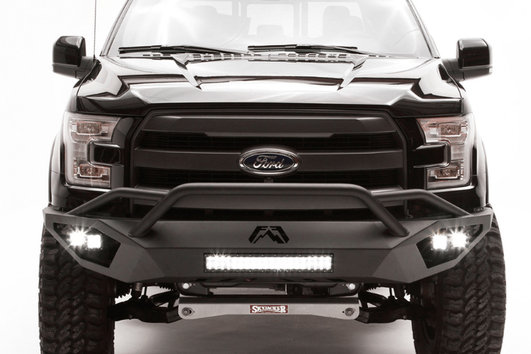 Fab Fours FF21-V5152-1 Ford F150 2021-2022 Vengeance Front Bumper Pre-Runner Guard