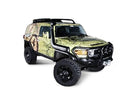 Road Armor Stealth FJ801B 2007-2014 Toyota FJ Cruiser Front Winch Ready Bumper Titan II Grille Guard, Black Finish and Round Fog Light Hole