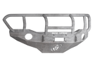 Road Armor FJ801Z 2006-2017 Toyota FJ Cruiser Front Bumper, Raw, Titan II Guard, Stealth Series, Round Fog Light Hole, Winch-Ready