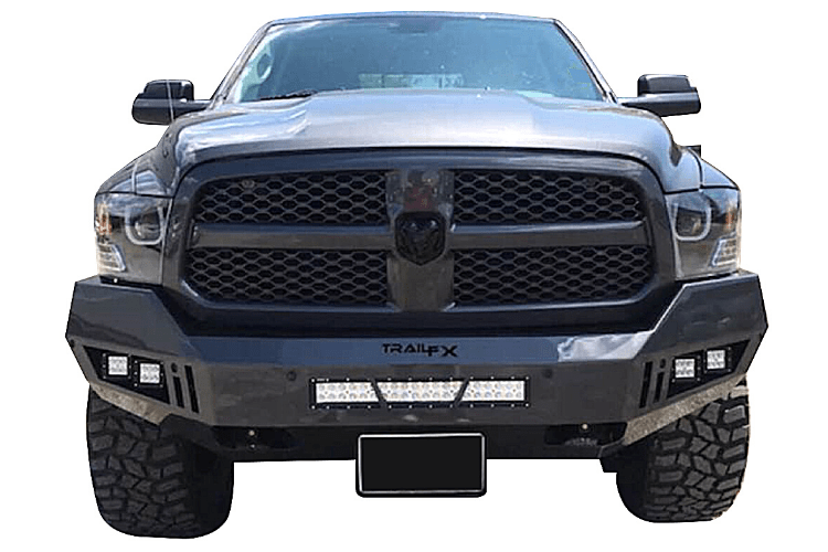 TrailFX Dodge Ram 1500 2013-2018 Front Bumper HD FLDB006TI