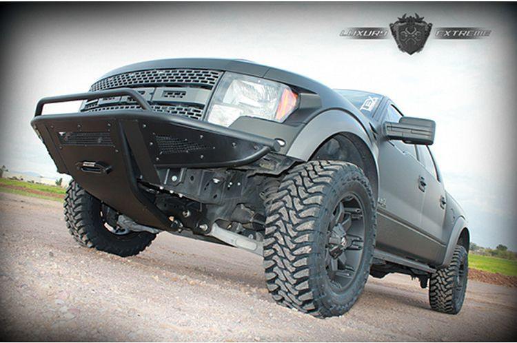LEX OFFROAD 2010-2014 Ford Raptor Front Bumper Gen2 W/ Winch Cut Out FRG2W