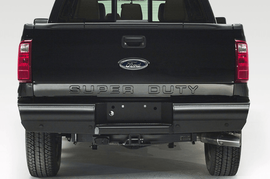 Fab Fours Black Steel Elite Rear Bumper 1999-2016 Ford F250/F350 Superduty FS08-U1350-1
