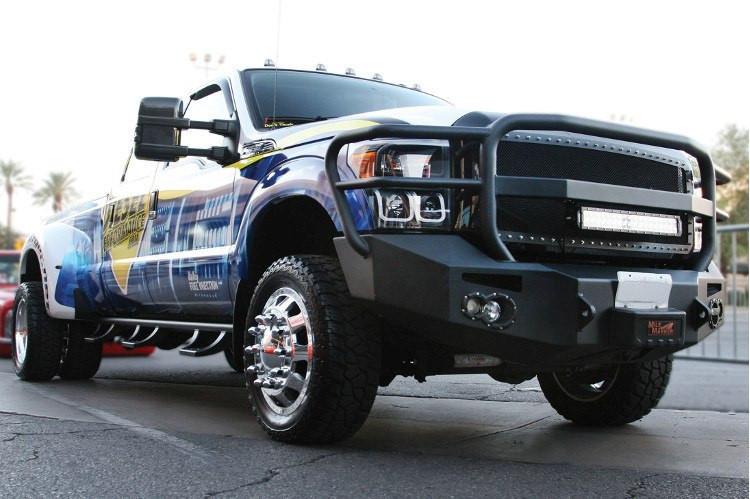 Fab Fours Ford F450/F550 Superduty 2011-2016 Front Bumper Winch Ready with Full Guard FS11-A2650-1