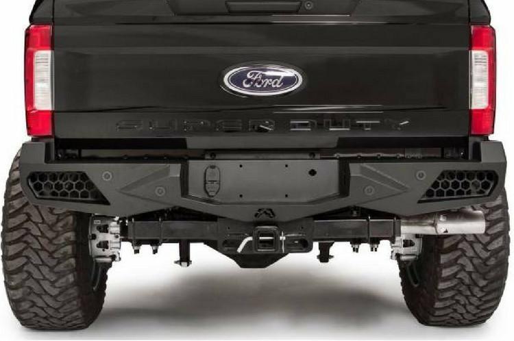 Fab Fours FS17-E4151-1 Ford F250/F350 Superduty 2017-2022 Vengeance Rear Bumper with Sensor