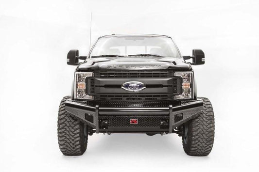 Fab Fours FS17-S4161-1 Ford F450/F550 Superduty 2017-2022 Black Steel Front Bumper No Guard