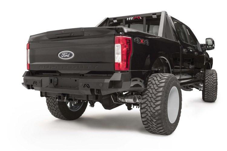 Fab Fours FS17-W4151-1 Ford F450/F550 Superduty 2017-2022 Premium Rear Bumper with Sensor