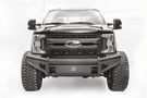 Fab Fours FS99-Q1661-1 Ford F250/F350 Superduty 1999-2004 Black Steel Elite Front Bumper No Guard with Tow Hooks