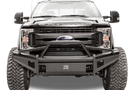 Fab Fours FS99-Q1662-1 Front Bumper Ford F250/F350 Superduty 1999-2004 Pre-Runner Guard with Tow Hooks Black Steel Elite