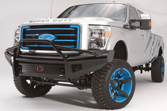 Fab Fours FS99-S1662-1 Ford F450/F550 Superduty 1999-2004 Black Steel Front Bumper with Pre-Runner Guard
