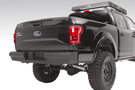 Fab Fours FF15-U3250-1 Ford F150 2015-2020 Black Steel Elite Rear Bumper