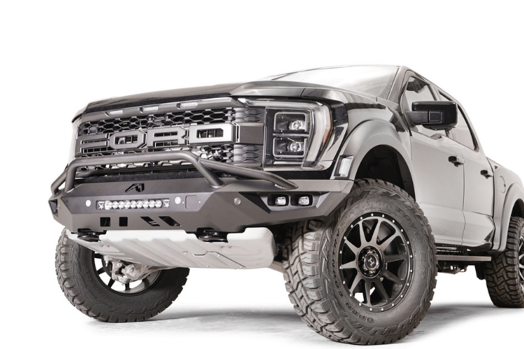 Fab Fours FR21-D5352-1 Ford F150 Raptor 2021-2023 Vengeance Prerunner Front Bumper