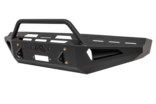 Fab Fours DR06-RS1162-1 Dodge Ram 2500/3500 2006-2009 Red Steel Front Bumper Winch Ready Pre-Runner Guard