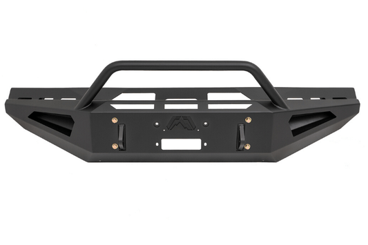 Fab Fours DR06-RS1162-1 Dodge Ram 2500/3500 2006-2009 Red Steel Front Bumper Winch Ready Pre-Runner Guard