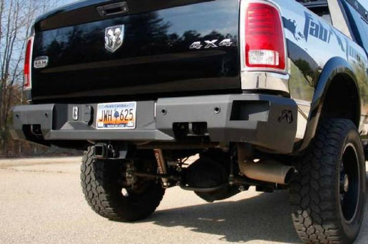 Fab Fours Dodge Ram 1500 2009-2018 Rear Bumper with Dual Exhaust DR09-W2951-1