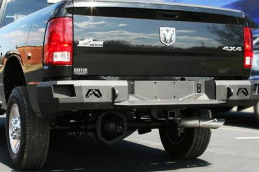 Fab Fours Dodge Ram 1500 2009-2017 Rear Bumper with Dual Exhaust DR09-W2951-1