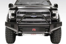 Fab Fours FF09-K1962-1 Front Bumper Ford F150 2009-2014 Pre-Runner Guard with Tow Hooks Black Steel