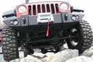 Fab Fours JK07-B1851-1 Jeep Wrangler JK 2007-2018 Lifestyle Front Bumper Winch Ready No Guard