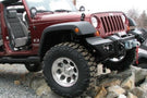 Fab Fours JK07-B1851-1 Jeep Wrangler JK 2007-2018 Lifestyle Front Bumper Winch Ready No Guard