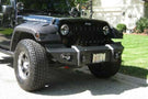 Fab Fours JK07-B1851-1 Jeep Wrangler JK 2007-2018 Lifestyle Front Bumper Winch Ready No Guard