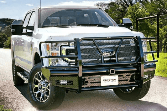 Frontier-Gear-Ford-Superduty-F250-F350-2017-2022-CommercialSeries-Front-Bumper-Fullguard-170-11-7007-Camera Compaitble