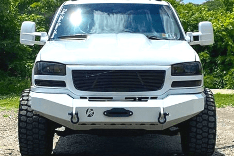 Affordable Offroad Fullgmcfront GMC Sierra 2500/3500 1999-2007 Front Bumper Modular Plain