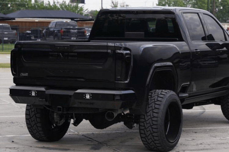 Fusion GMC Sierra 2500/3500 2020-2023 Rear Bumper Raw Finish 2020GMRB